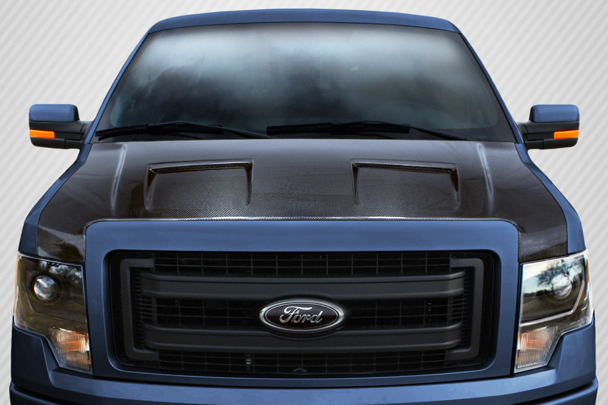 2009-2014 Ford F150 Carbon Creations Ram Air Carbon Fiber Hood