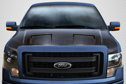 2009-2014 Ford F150 Carbon Creations Ram Air Carbon Fiber Hood