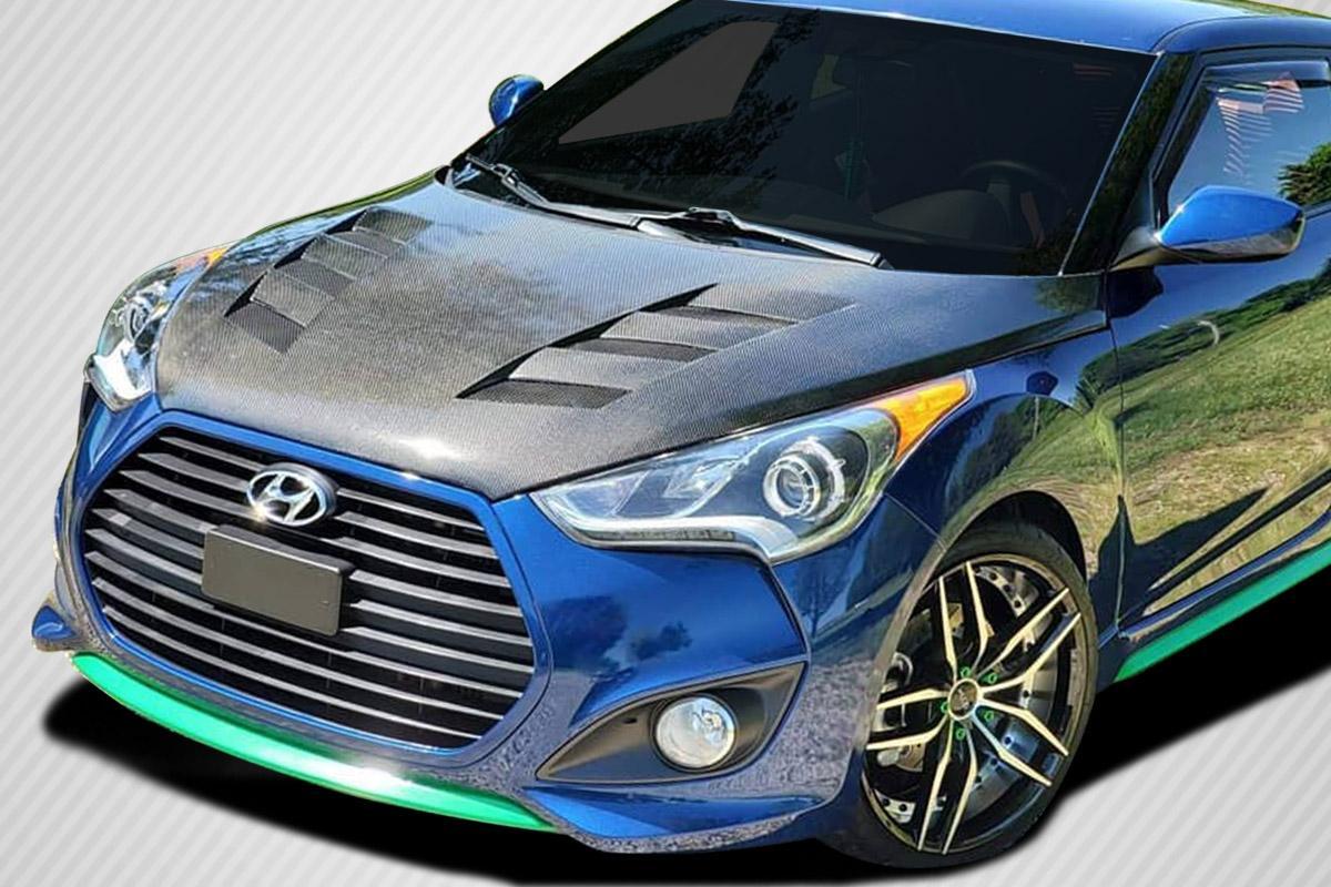 2012-2017 Hyundai Veloster Carbon Creations AM-S Carbon Fiber Hood