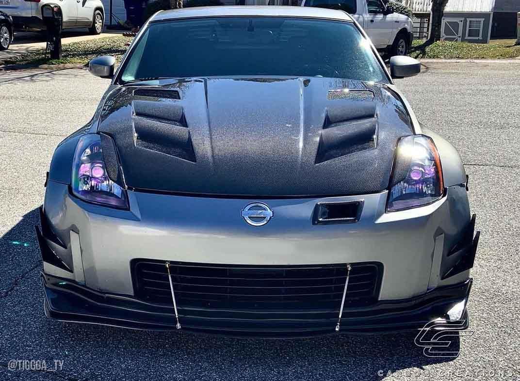 2003-2006 Nissan 350Z Carbon Creations AM-S Carbon Fiber Hood