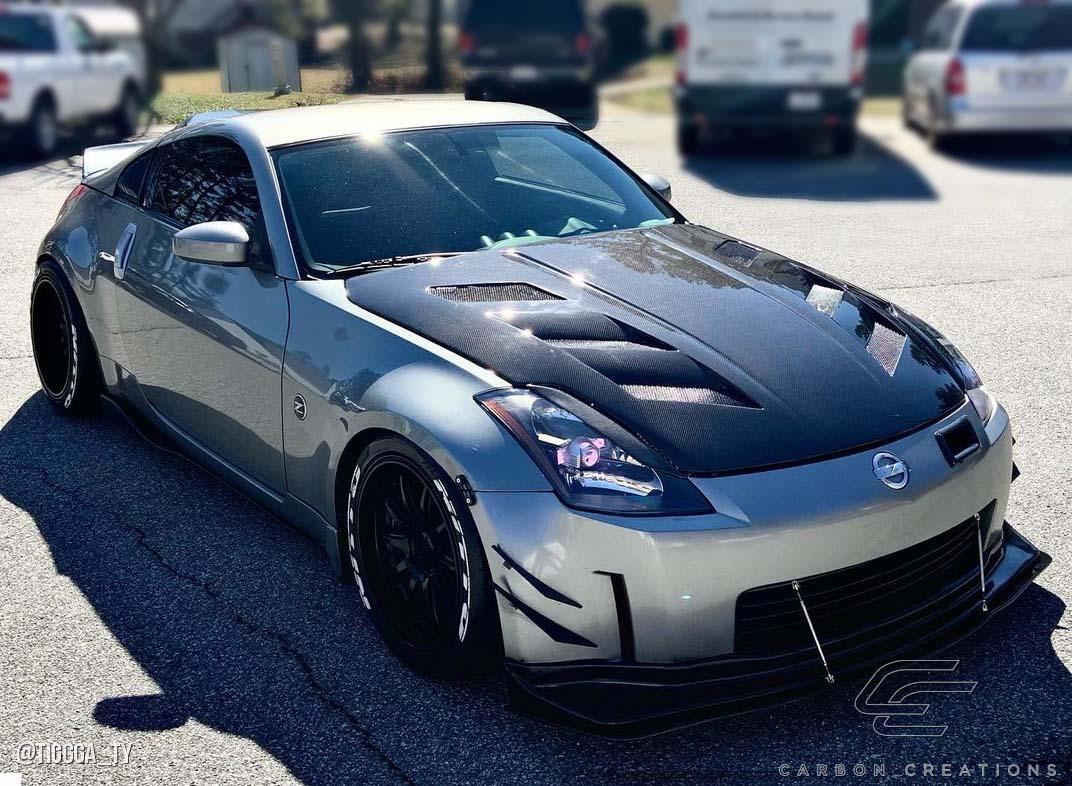 2003-2006 Nissan 350Z Carbon Creations AM-S Carbon Fiber Hood