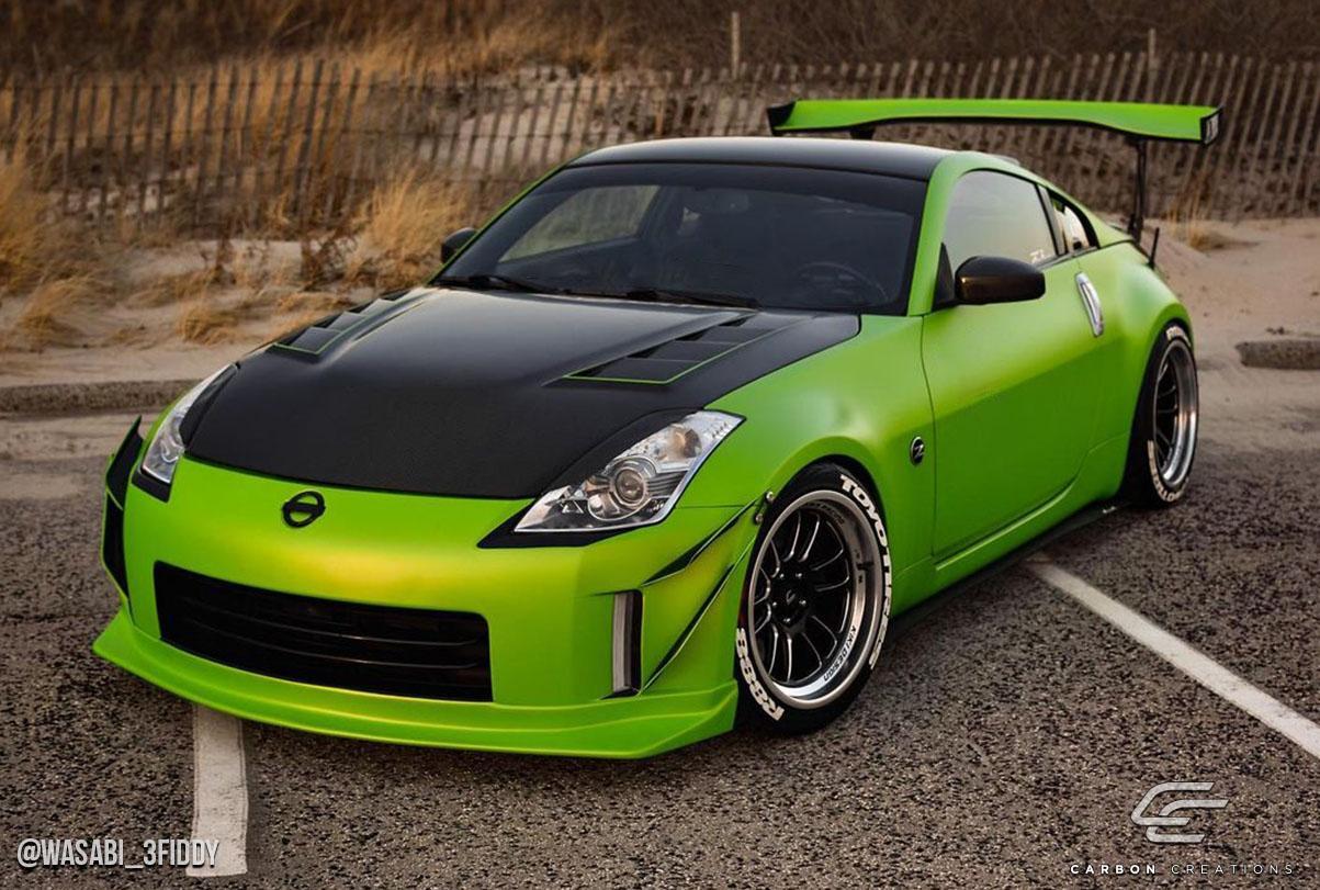 2003-2008 Nissan 350Z Carbon Creations TS-3 Carbon Fiber Hood