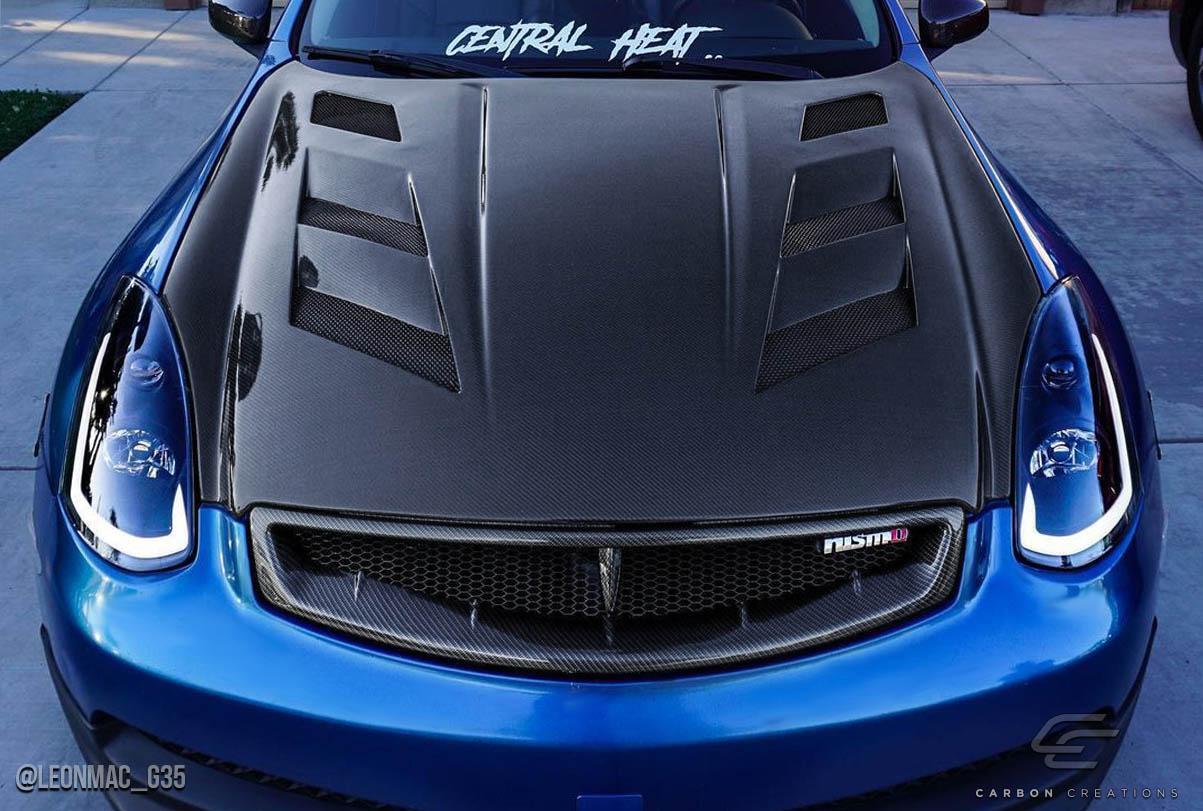 2003-2007 Infiniti G Coupe Carbon Creations AM-S Carbon Fiber Hood
