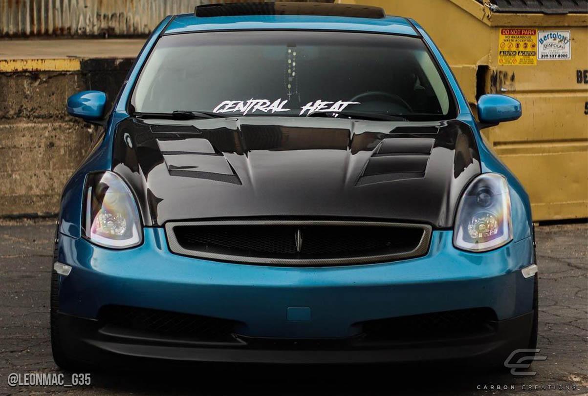 2003-2007 Infiniti G Coupe Carbon Creations AM-S Carbon Fiber Hood