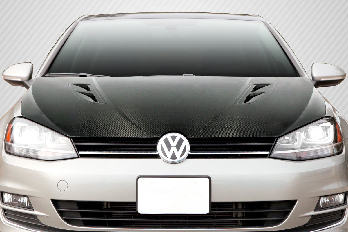 2015-2021 Volkswagen Golf Carbon Creations K Design Carbon Fiber Hood