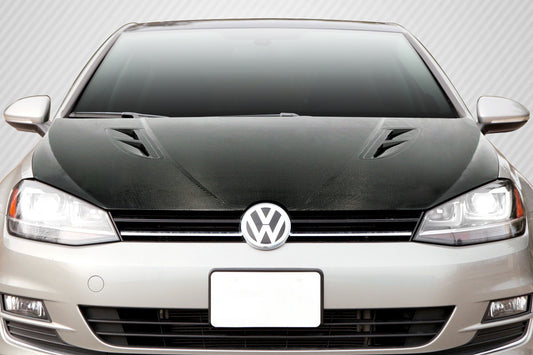 2015-2021 Volkswagen Golf Carbon Creations K Design Carbon Fiber Hood
