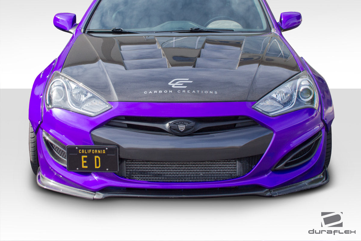 2010-2016 Hyundai Genesis Coupe 2dr Duraflex Circuit 75 MM Fender Flare Kit - 4 Piece