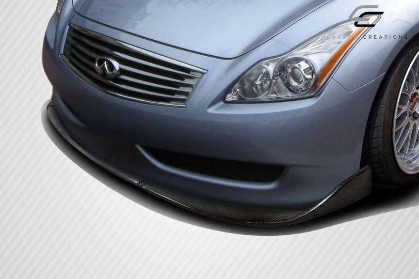 2008-2015 Infiniti G Coupe G37 Q60 Carbon Creations Chronos Front Lip Spoiler - 3 Piece (S)