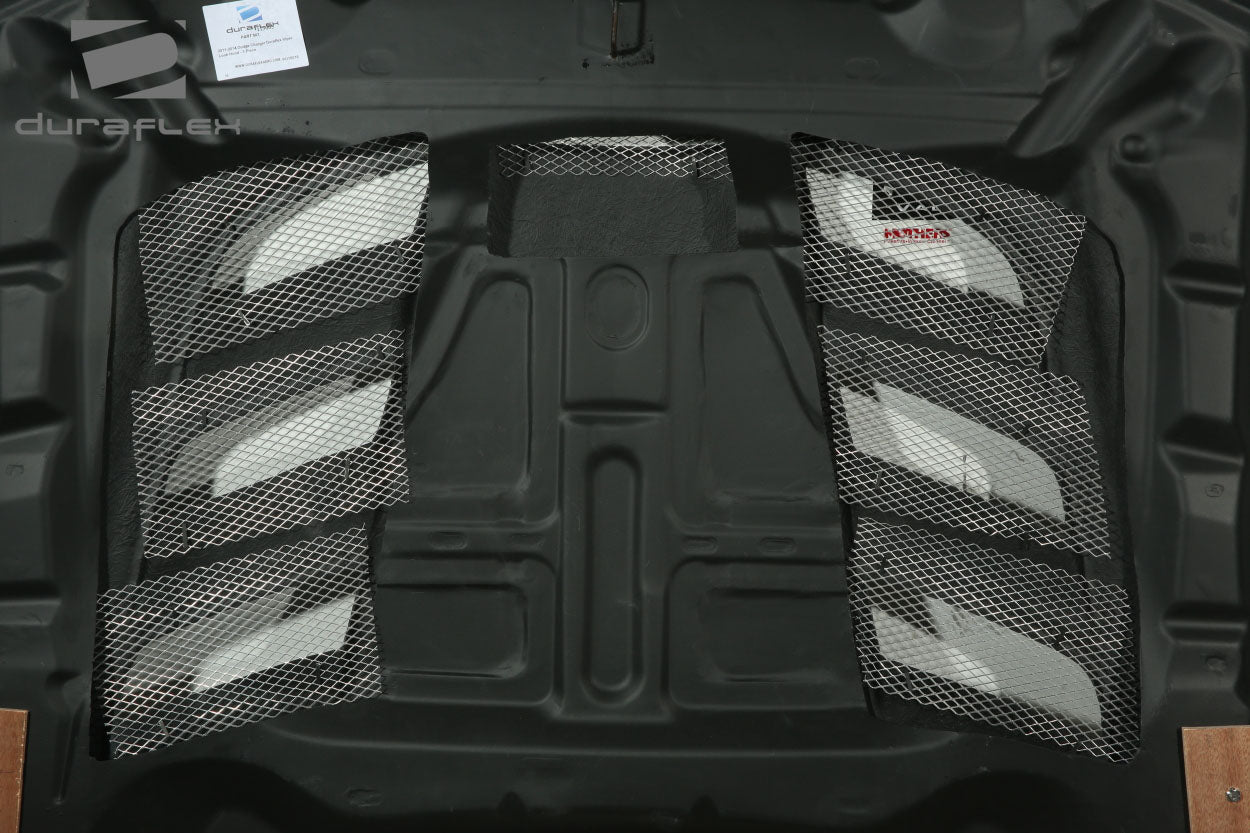 2011-2014 Dodge Charger Duraflex Viper Look Hood - 1 Piece