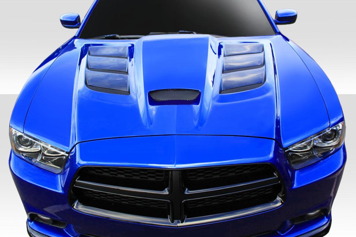 2011-2014 Dodge Charger Duraflex Viper Look Hood
