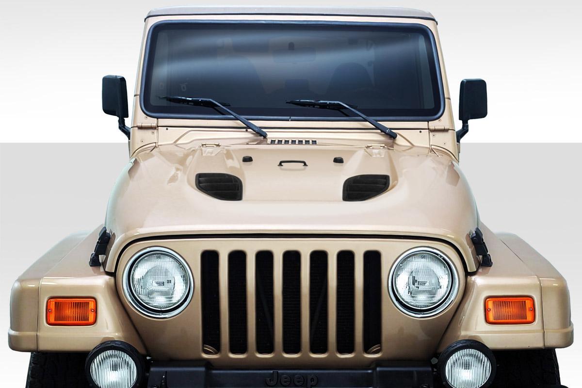 1997-2006 Jeep Wrangler Duraflex Power Dome Hood