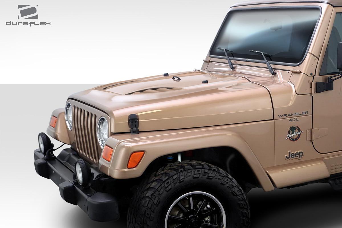 1997-2006 Jeep Wrangler Duraflex Power Dome Hood