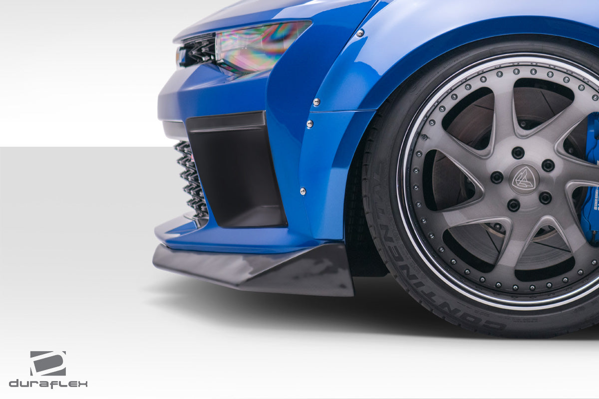 2016-2018 Chevrolet Camaro V8 Duraflex Grid Front Splitters - 2 Piece (S)