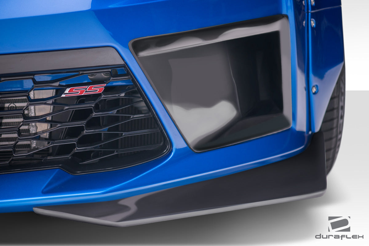 2016-2018 Chevrolet Camaro V8 Duraflex Grid Front Bumper Air Duct Extensions Add Ons Spat Extensions - 2 Piece