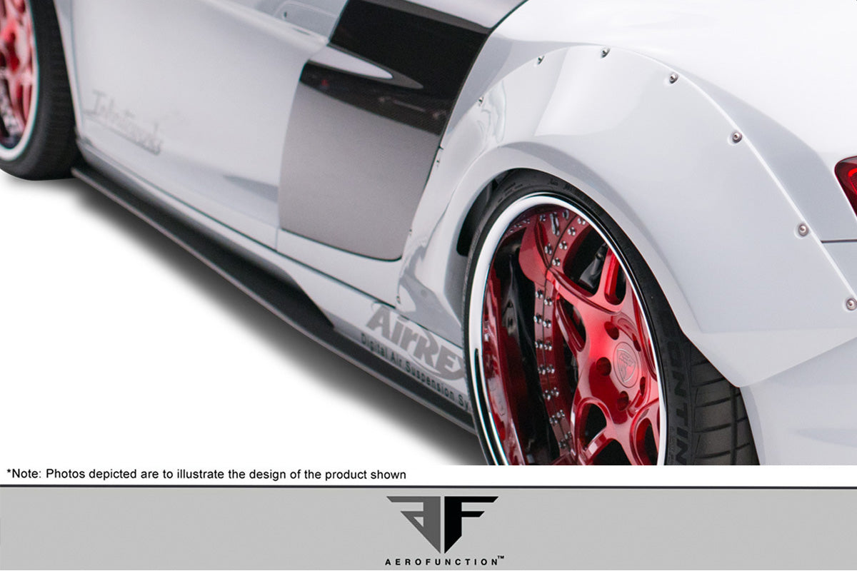 2008-2015 Audi R8 Aero Function AF Signature Series Side Skirts