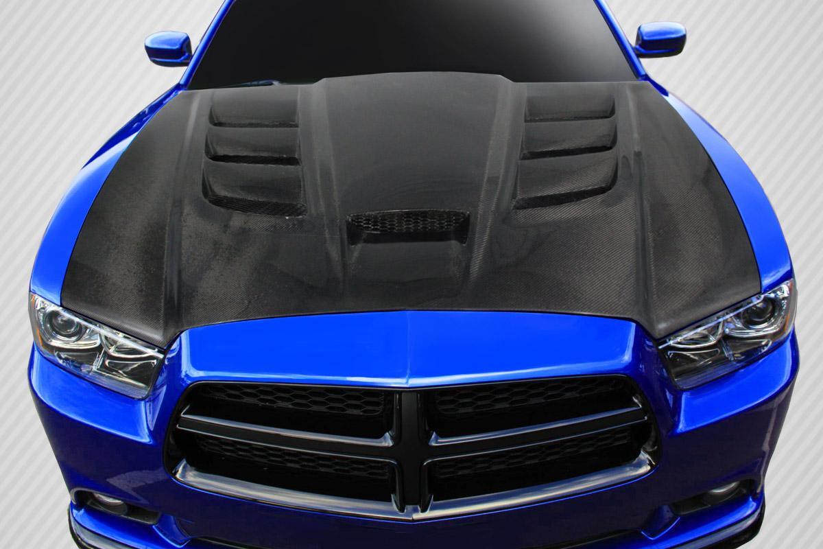 2011-2014 Dodge Charger Carbon Creations Viper Look Carbon Fiber Hood