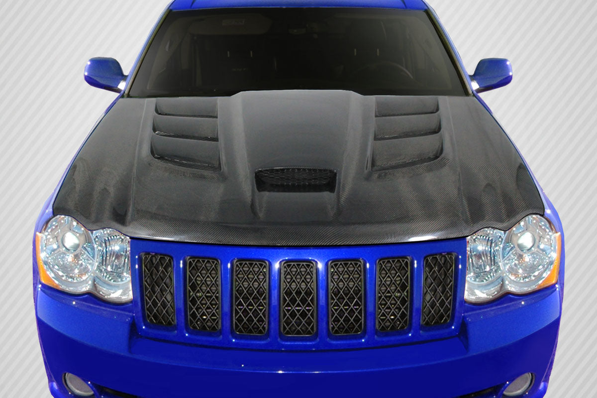 2005-2010 Jeep Grand Cherokee Carbon Creations Viper Look Carbon Fiber Hood