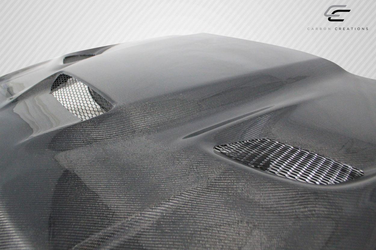 2005-2010 Jeep Grand Cherokee Carbon Creations Hellcat Look Carbon Fiber Hood