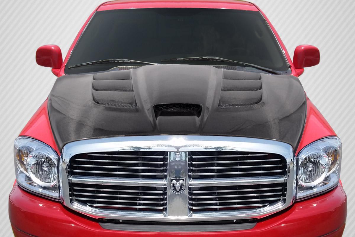 2002-2008 Dodge Ram Carbon Creations Viper Look Carbon Fiber Hood