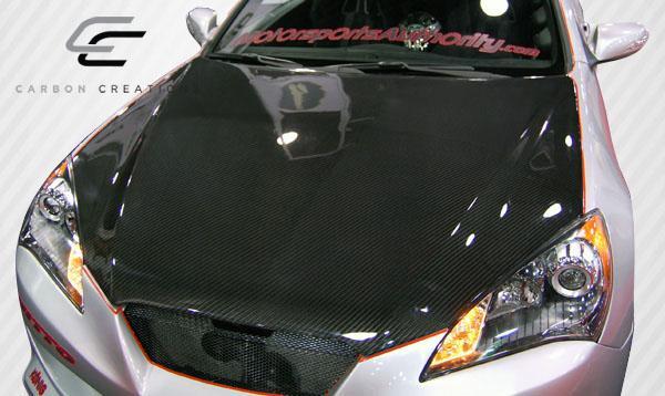 2010-2012 Hyundai Genesis Carbon Creations OEM Look Carbon Fiber Hood