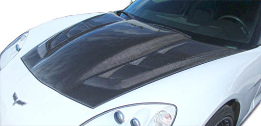 2005-2013 Chevrolet Corvette Carbon Creations H-Design Carbon Fiber Hood