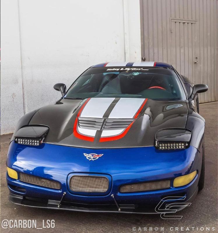 1997-2004 Chevrolet Corvette Carbon Creations Stingray Z Carbon Fiber Hood