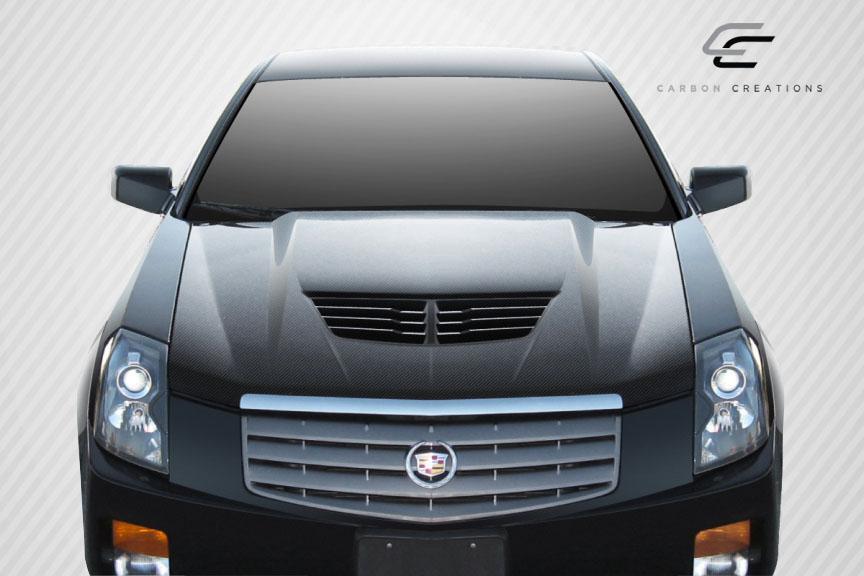 2003-2007 Cadillac CTS Carbon Creations Stingray Z Carbon Fiber Hood
