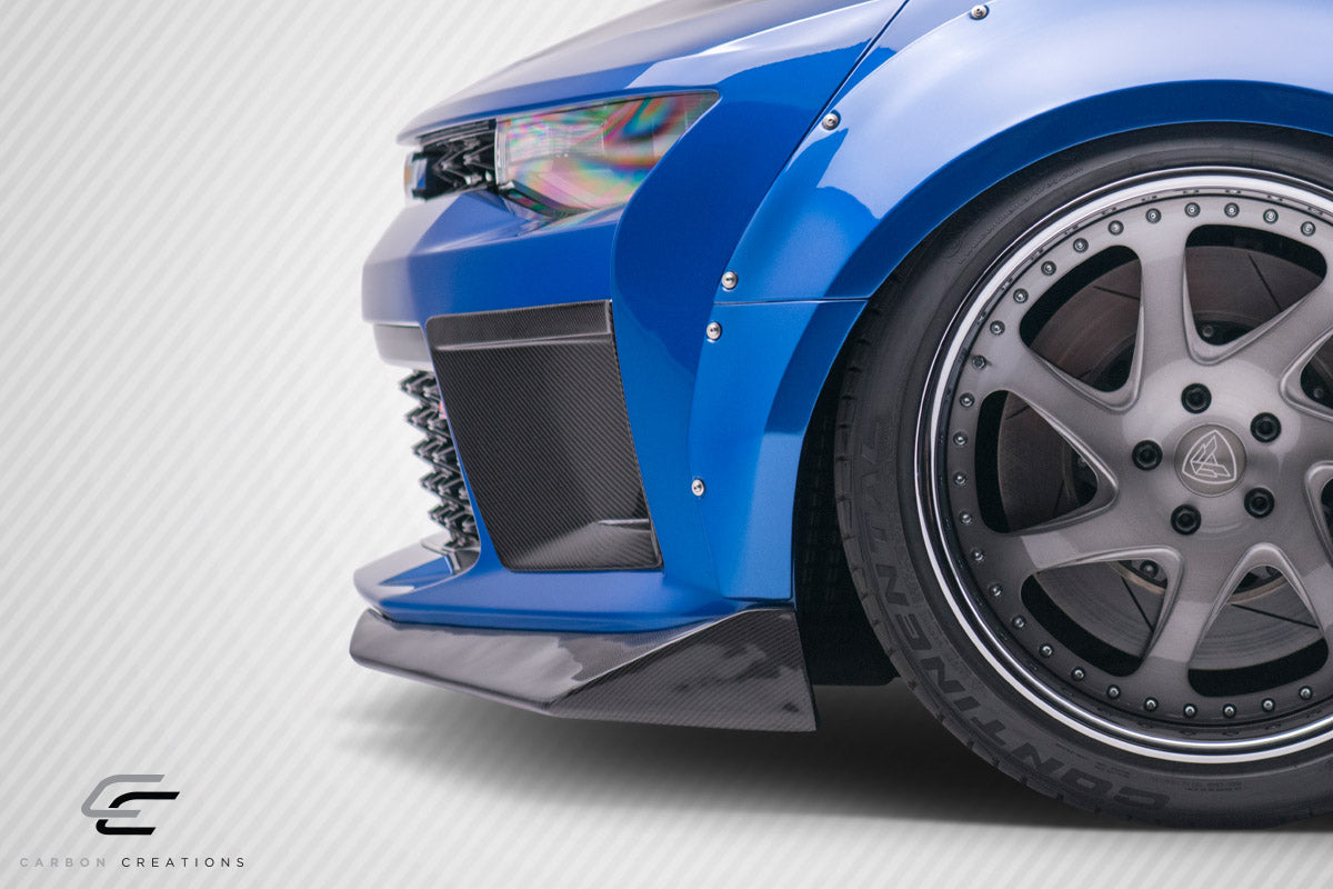 2016-2018 Chevrolet Camaro Carbon Creations DriTech Grid Front Splitters - 2 Piece (S)