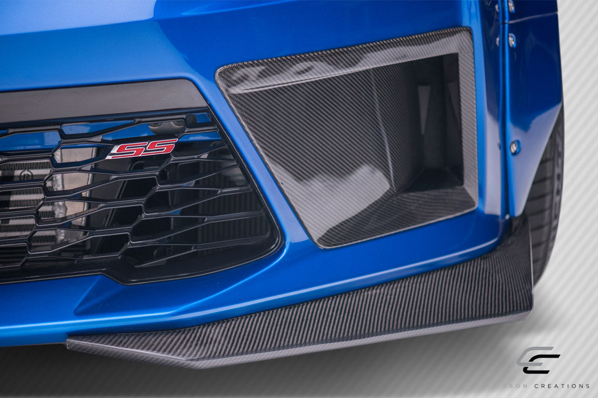 2016-2018 Chevrolet Camaro Carbon Creations DriTech Grid Front Splitters - 2 Piece (S)
