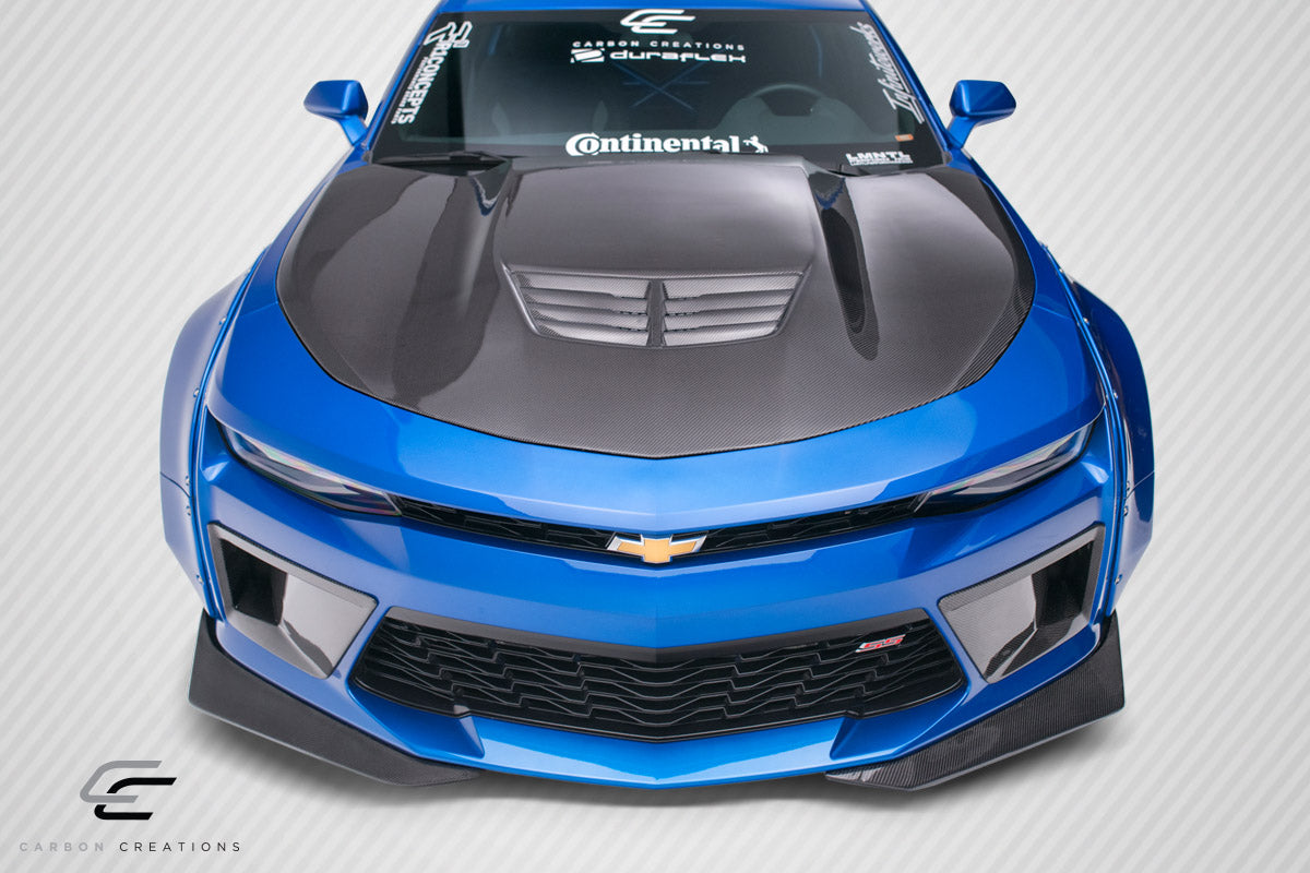 2016-2018 Chevrolet Camaro Carbon Creations DriTech Grid Front Splitters - 2 Piece (S)