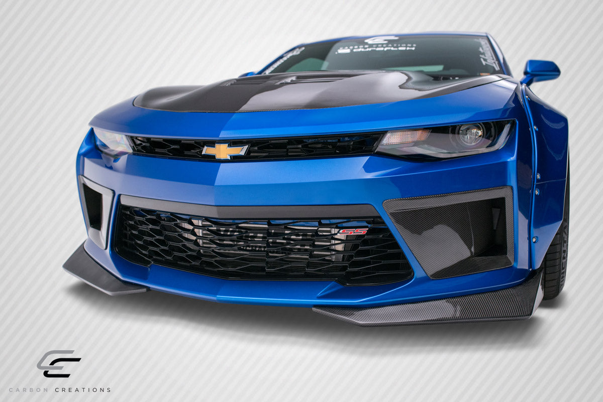 2016-2018 Chevrolet Camaro Carbon Creations DriTech Grid Front Splitters - 2 Piece (S)