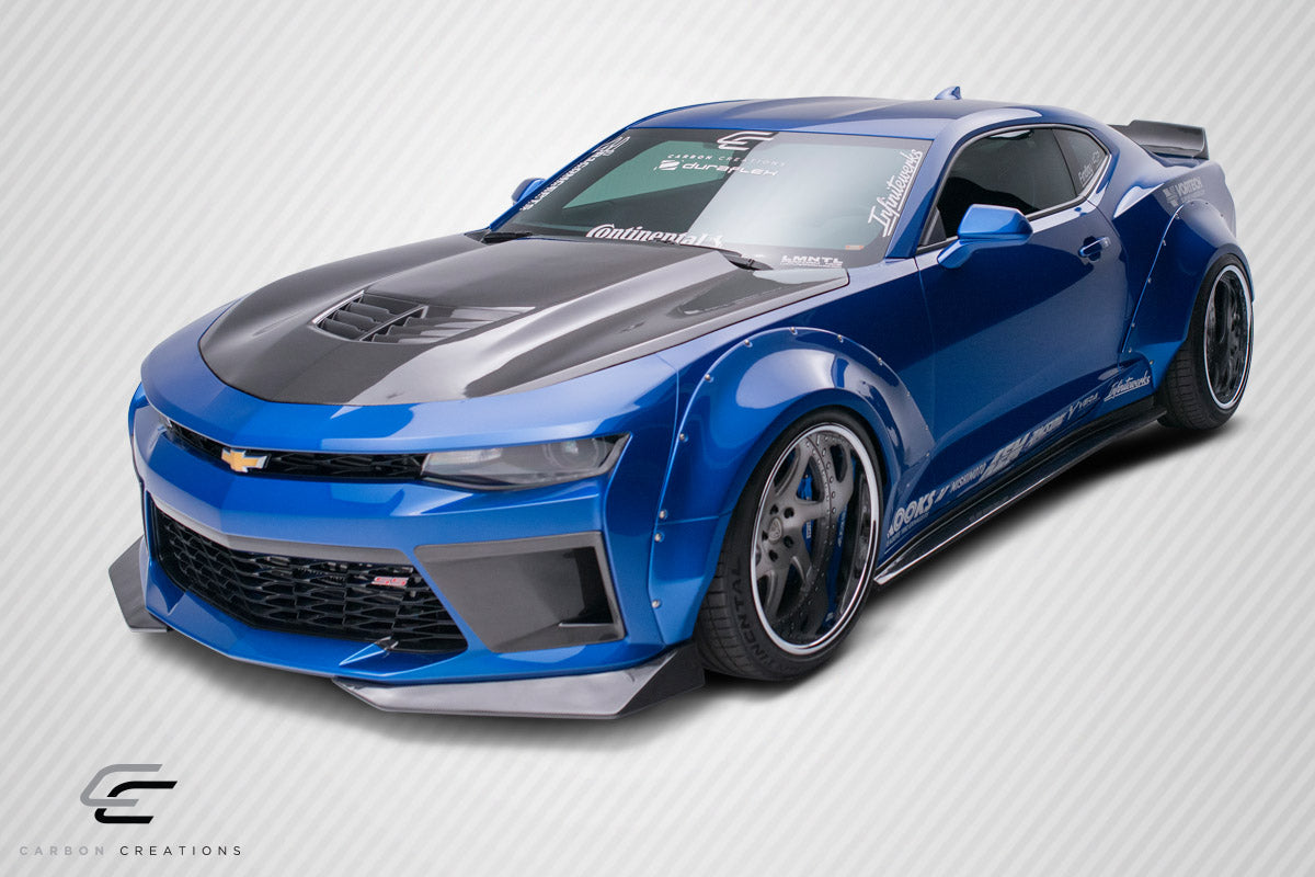 2016-2018 Chevrolet Camaro Carbon Creations DriTech Grid Front Splitters - 2 Piece (S)