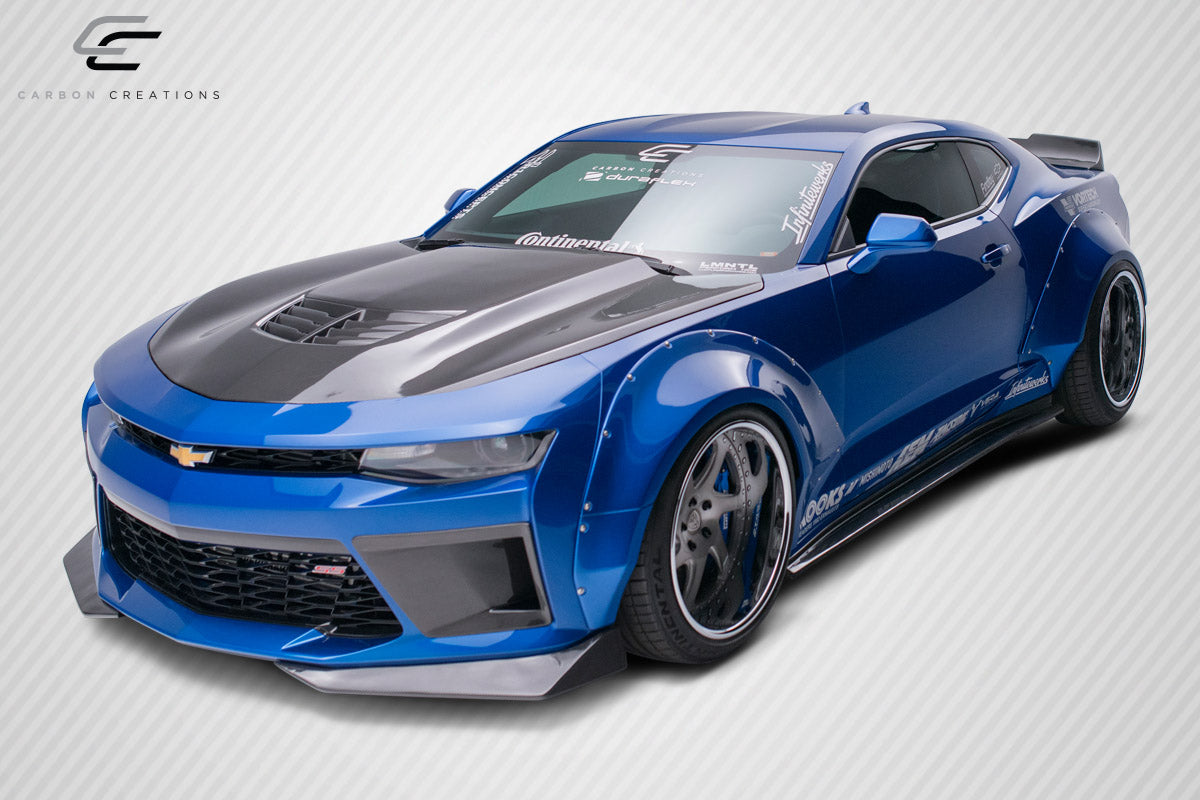 2016-2023 Chevrolet Camaro Carbon Creations DriTech Grid Hood - 1 Piece