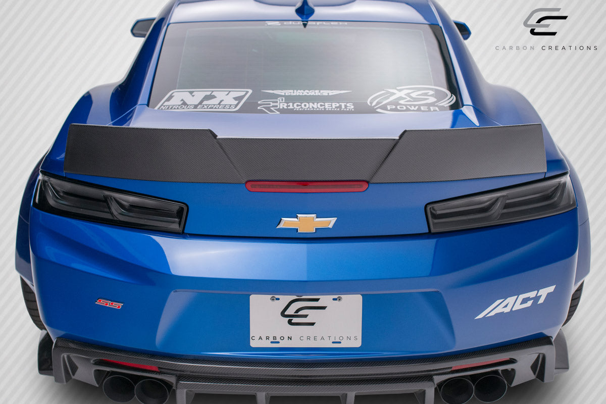 2016-2023 Chevrolet Camaro Carbon Creations DriTech Grid Rear Wing Spoiler - 1 Piece
