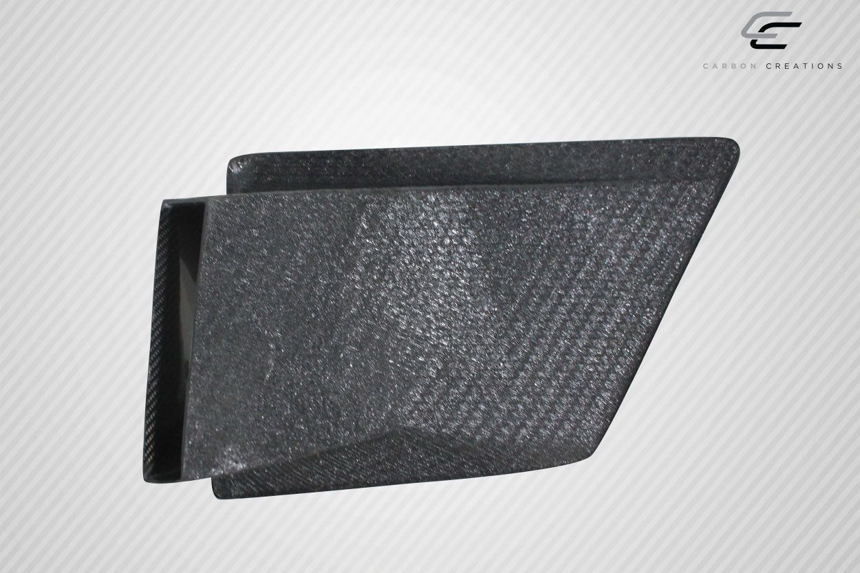 2016-2018 Chevrolet Camaro Carbon Creations DriTech Grid Front Bumper Air Duct Extensions Add Ons Spat Extensions - 2 Piece