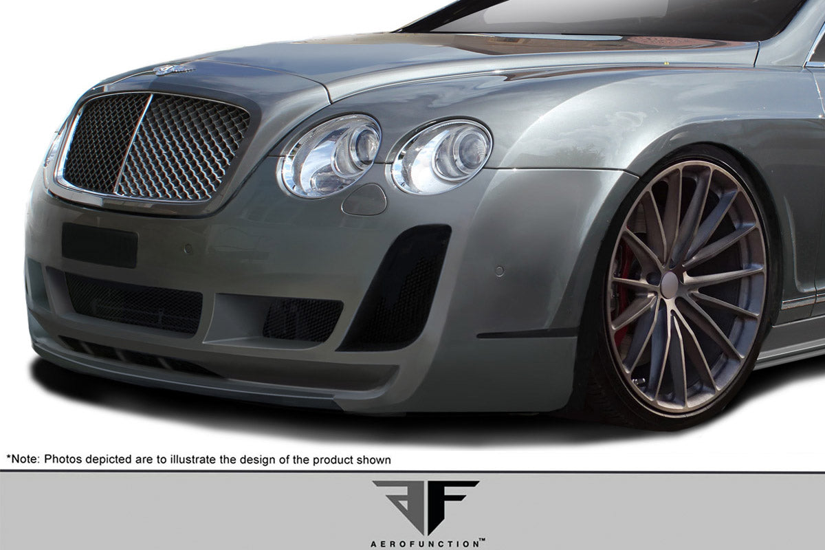2003-2010 Bentley Continental GT GTC AF-2 Front Lip Spoiler ( GFK ) - 1 Piece ( Must be used with AF-2 Front Bumper) (S)