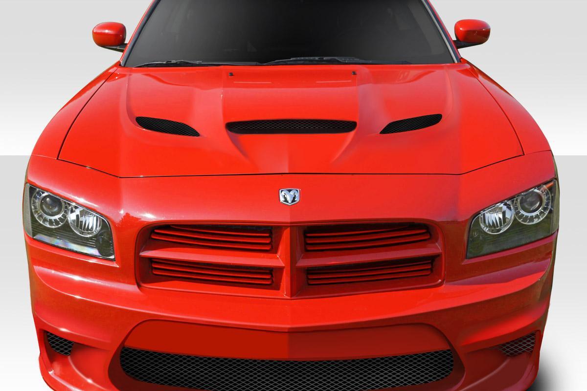 2006-2010 Dodge Charger Duraflex Hellcat Look Hood