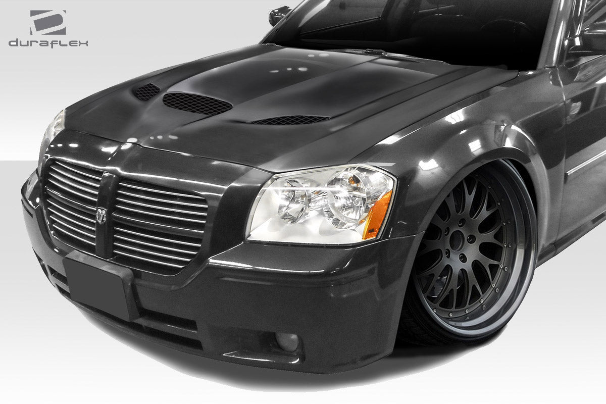 2005-2007 Dodge Magnum Duraflex Hellcat Look Hood