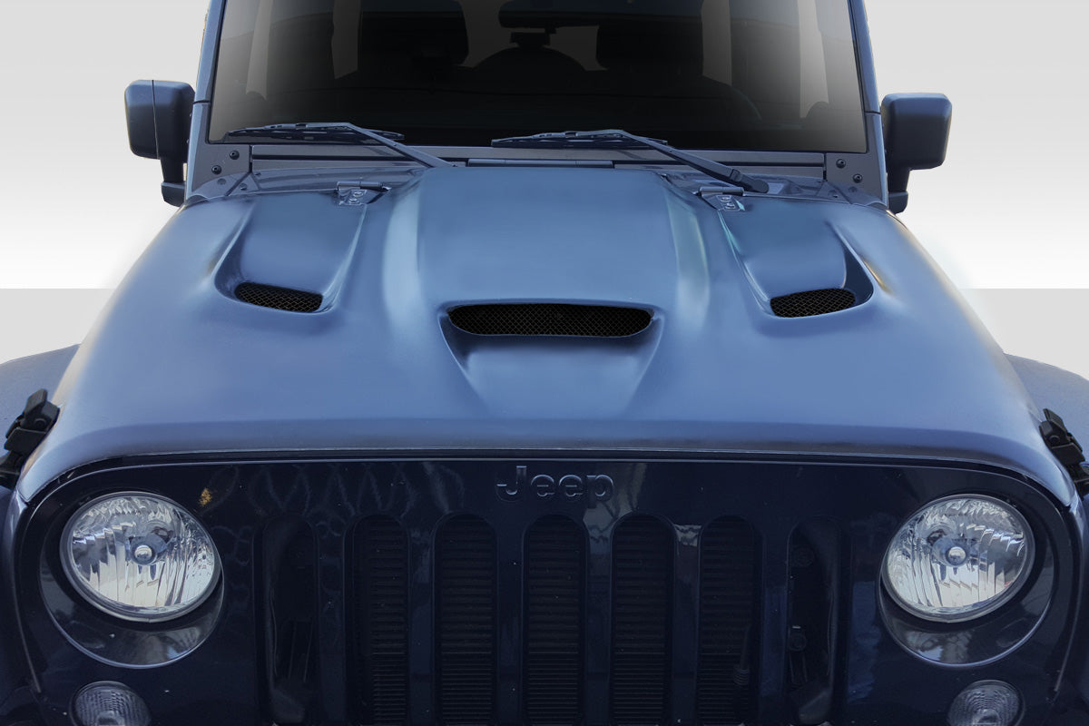 2007-2018 Jeep Wrangler Duraflex Hellcat Look Hood