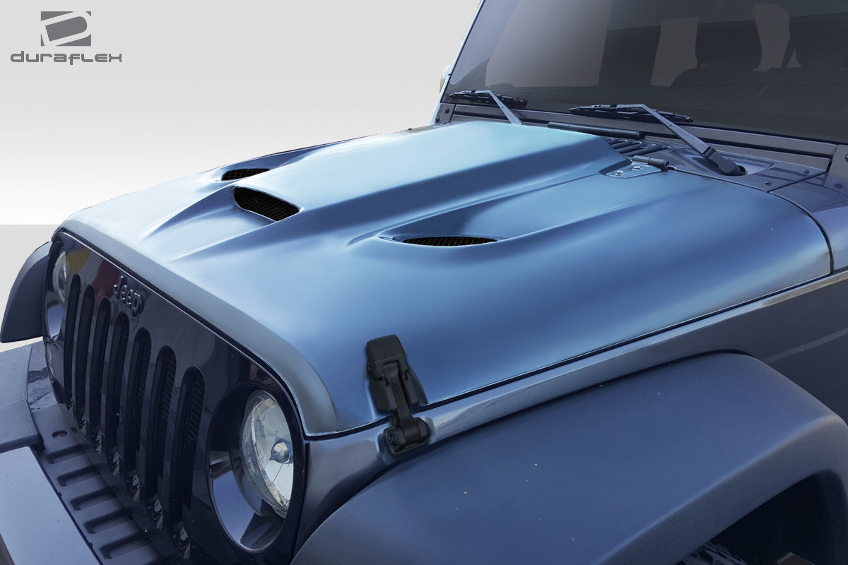 2007-2018 Jeep Wrangler Duraflex Hellcat Look Hood