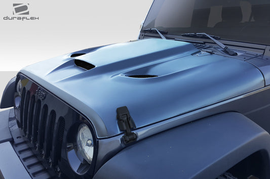2007-2018 Jeep Wrangler Duraflex Hellcat Look Hood