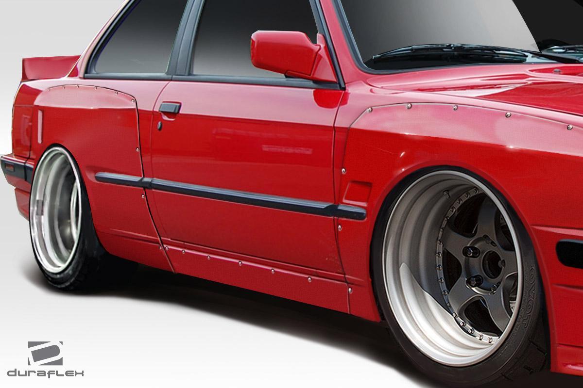 1984-1991 BMW 3 Series Duraflex TKO Side Skirts