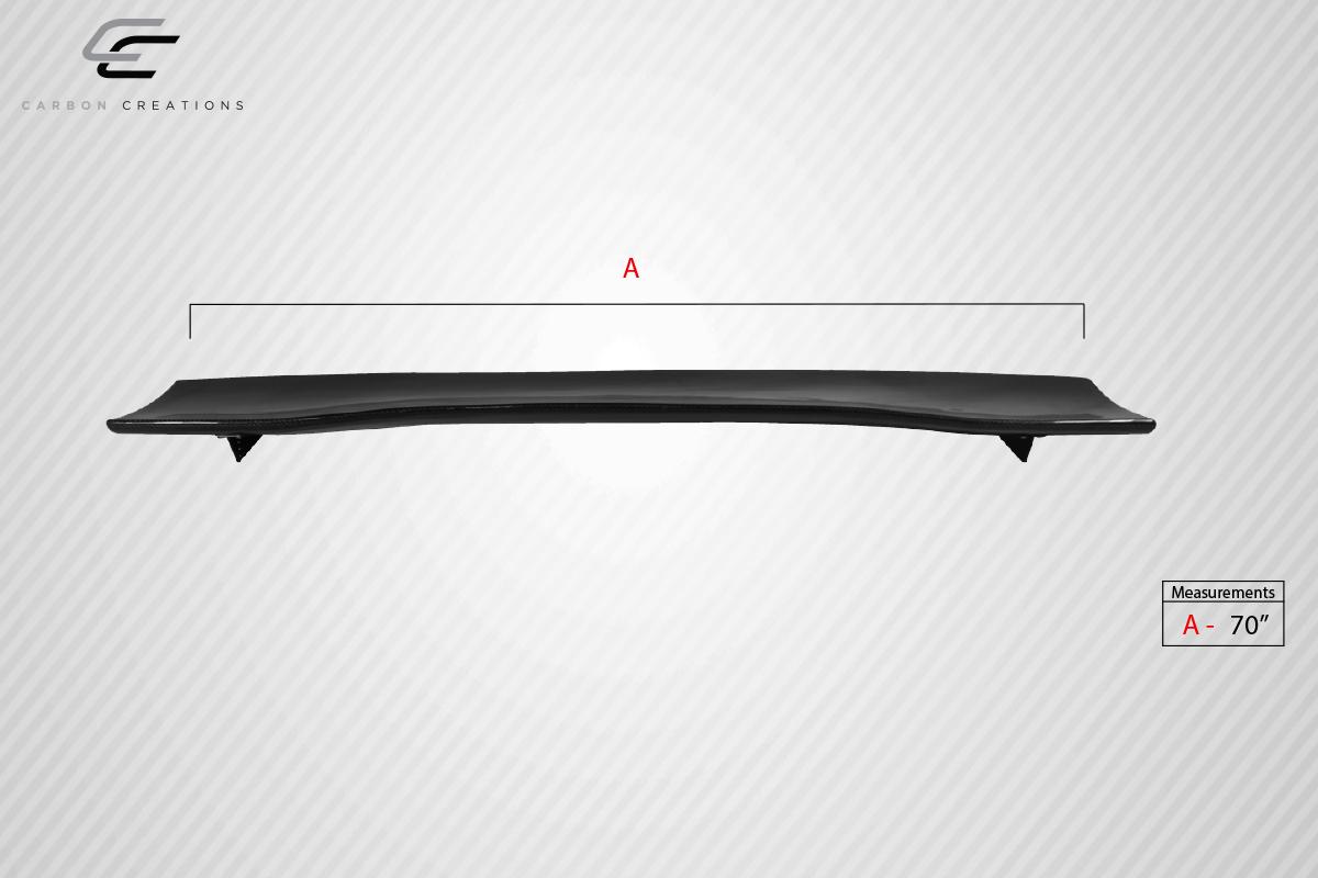 Universal 70" Carbon Creations DriTech VRX V2 Tall Wing Complete Kit - 9 Piece