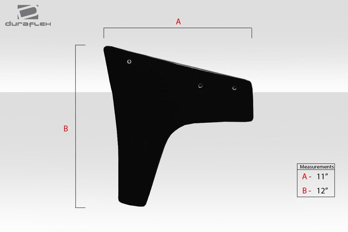 Universal 74" Duraflex VRX V2 Short Wing Complete Kit - 9 Piece