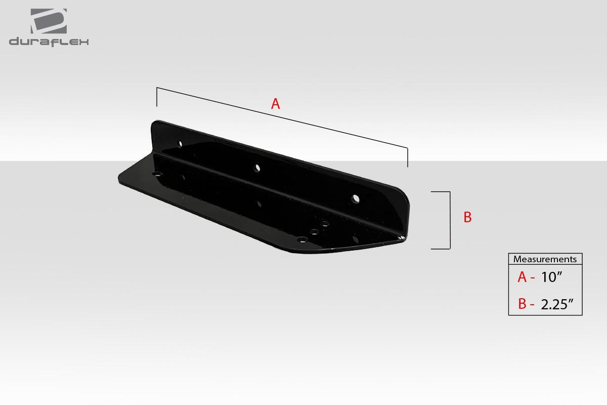 Universal 74" Duraflex VRX V2 Short Wing Complete Kit - 9 Piece