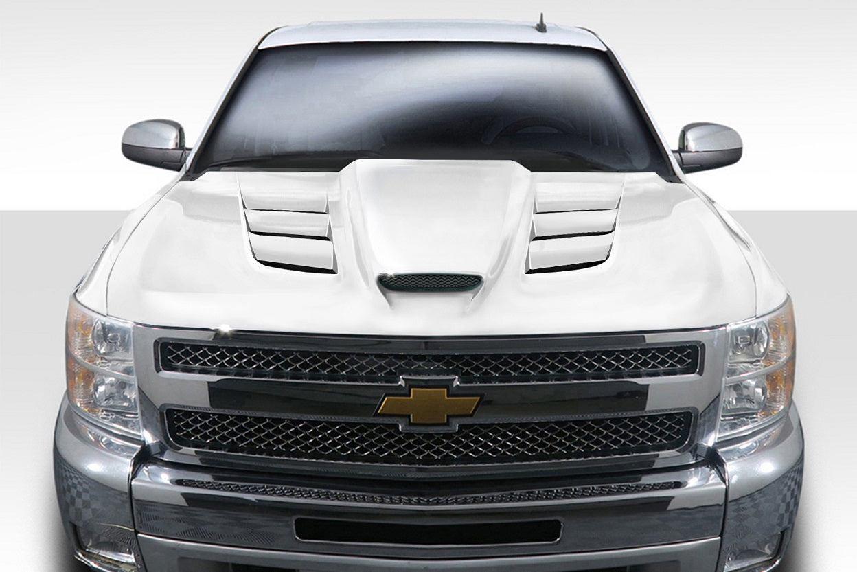 2007-2013 Chevrolet Silverado Duraflex Viper Look Hood