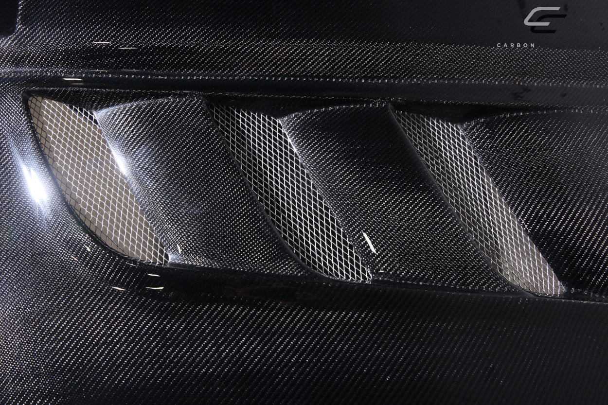 2007-2013 Chevrolet Silverado Carbon Creations Viper Look Hood - 1 Piece