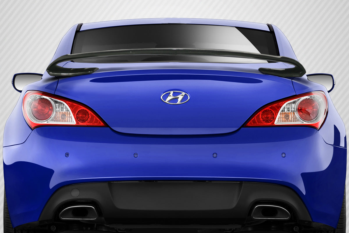 2010-2016 Hyundai Genesis Carbon Creations SQX Carbon Fiber Rear Wing