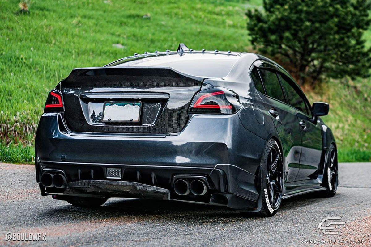 2015-2021 Subaru WRX STI Carbon Creations VRS Rear Diffuser - 13 Piece