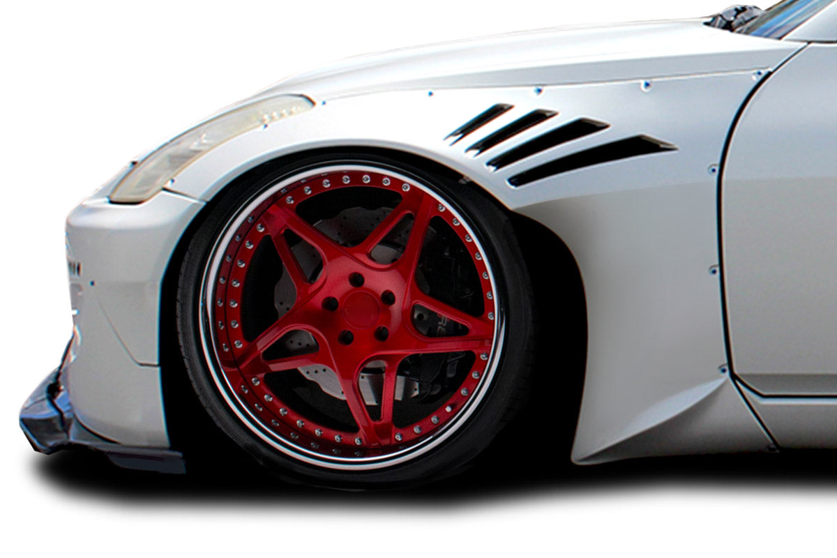 2003-2008 Nissan 350Z Z33 Duraflex RBS Front Fender Flares (+40mm) - 2 Piece